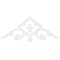 Ekena Millwork Pitch Whitman Architectural Grade PVC Gable Pediment, 48"W x 18"H x 1"P (9/12) GPP048X018X100WHI - alternate 5